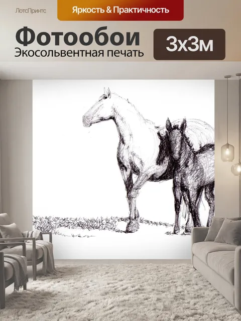 Фотообои Лошадь