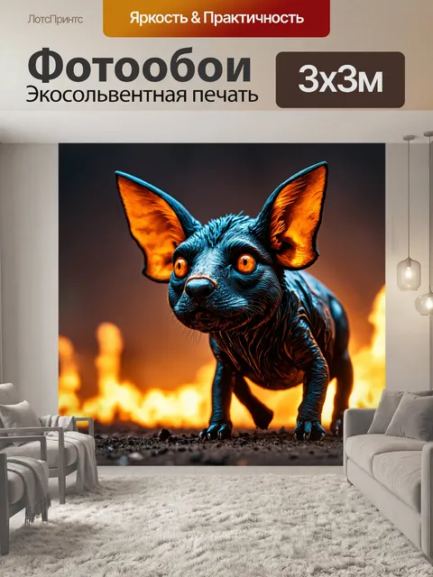 Фотообои животные в стиле дизельпанк