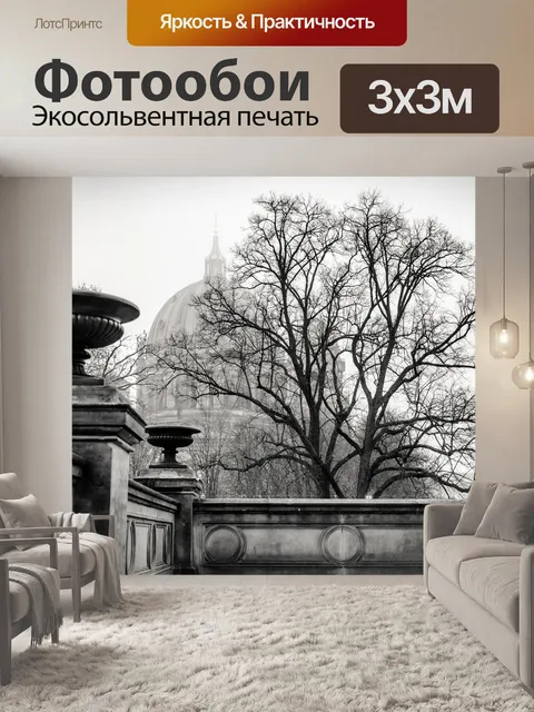 Фотообои Черно-белый