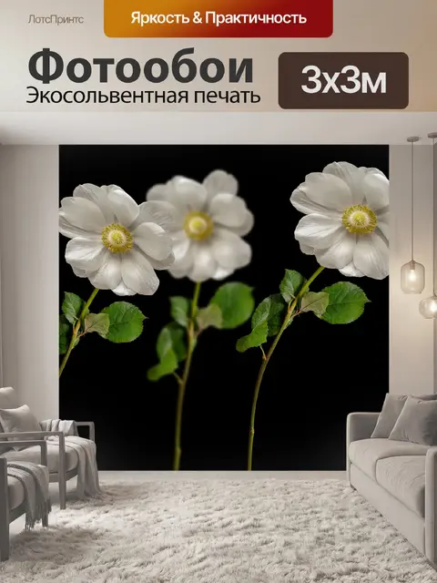 Фотообои Цветы