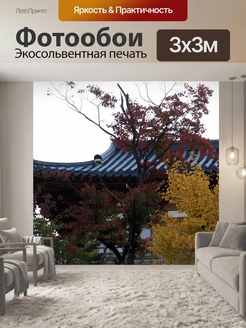 Фотообои Осенние листья