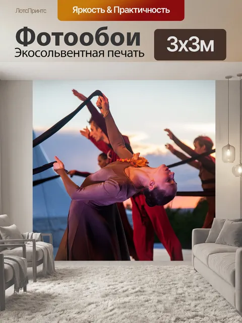 Фотообои Балет на закате