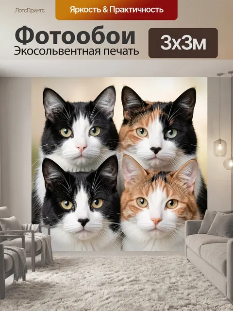 300 × 300 см · Экосольвентная печать