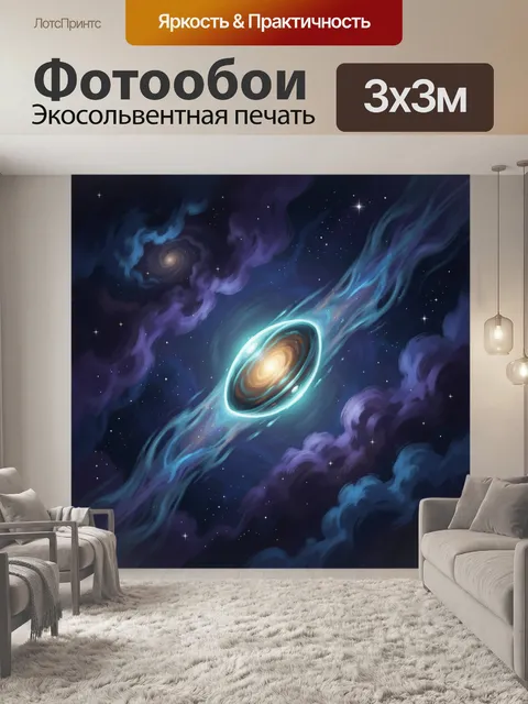 300 × 300 см · Экосольвентная печать