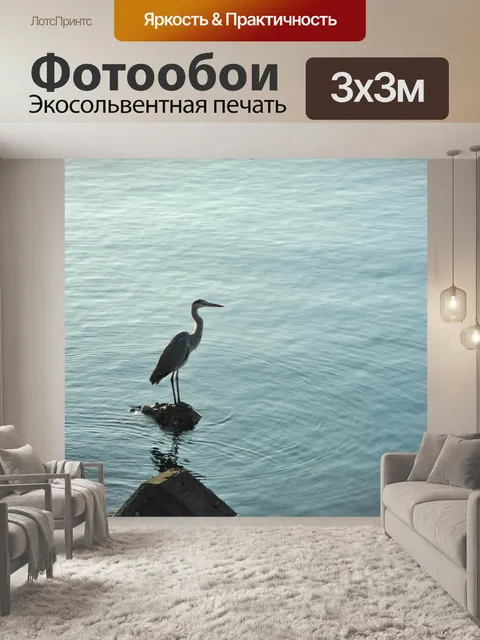 Фотообои стоящей птицы