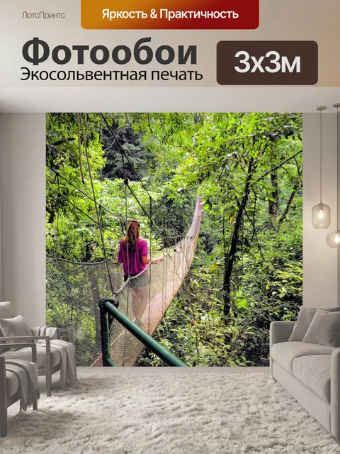 Фотообои Веревочный мост