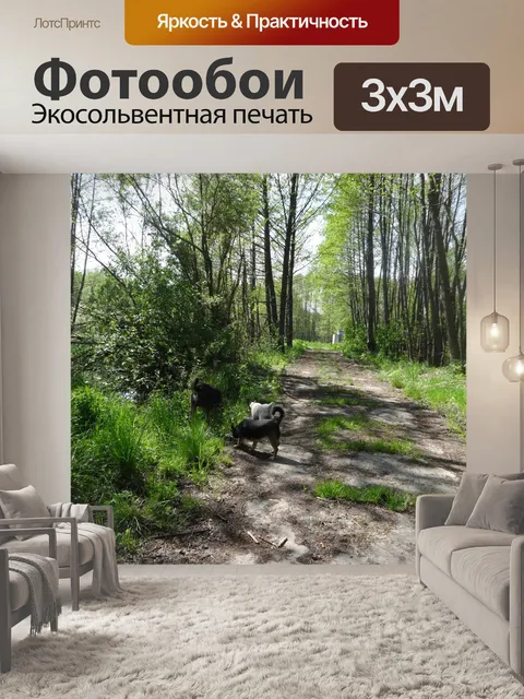Фотообои Весна в городе