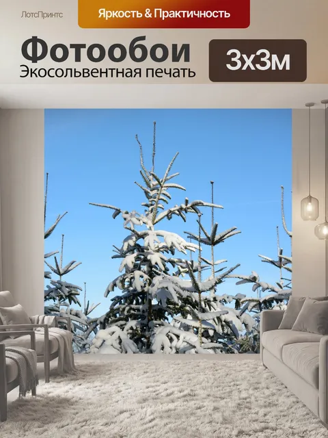 Фотообои Снег