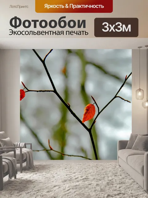 Фотообои Листья