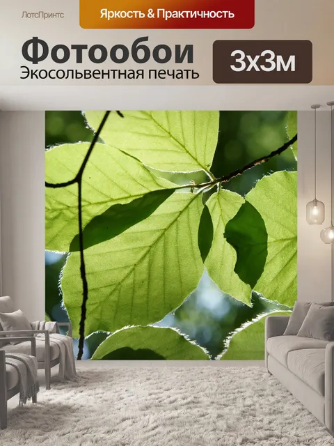 Фотообои Листья
