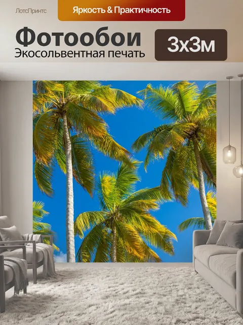 Фотообои Тропические деревья пальмы