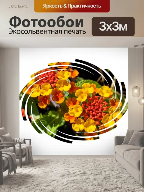 Фотообои Декоративные цветочные бумаги # 3
