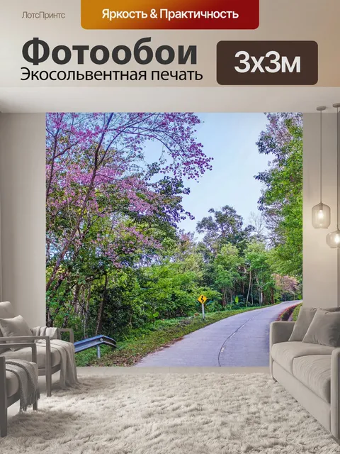 Фотообои Дикая гималайская вишня, Чианг Рай,