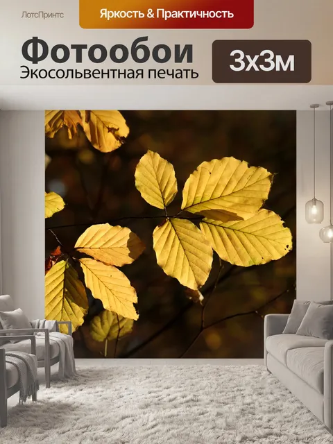 Фотообои Листья