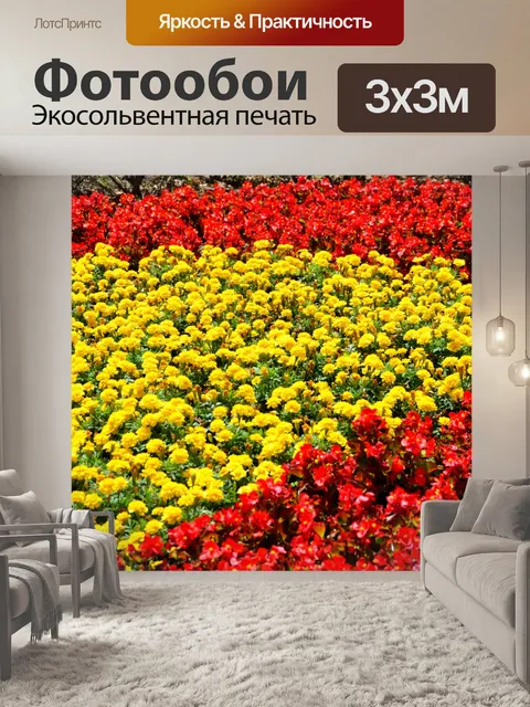 Фотообои Яркие цветы