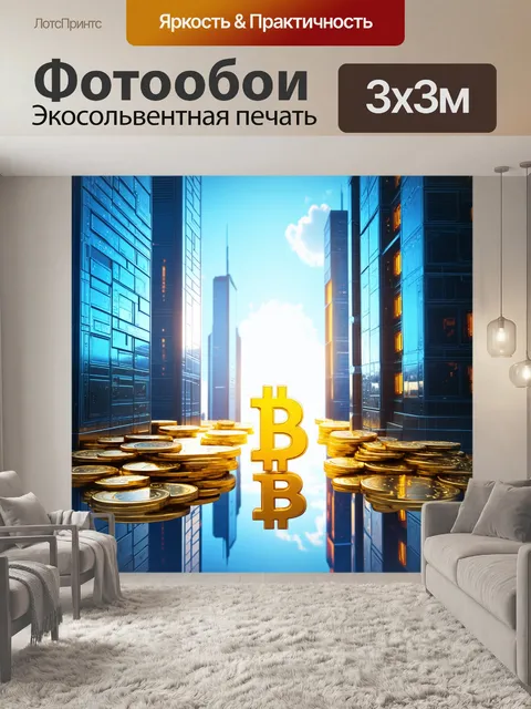 Фотообои футуристический город