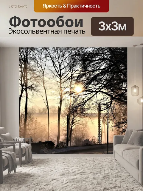 Фотообои Снег