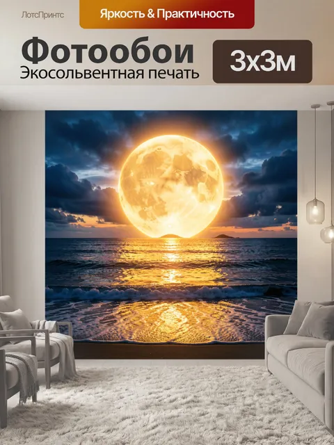 300 × 300 см · Экосольвентная печать