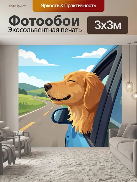 300 × 300 см · Экосольвентная печать