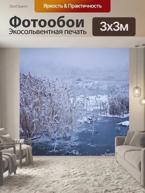 Фотообои Зимний туман 3