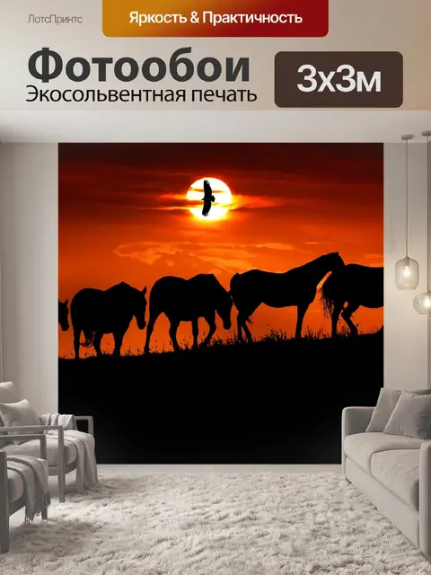 Фотообои Заход солнца