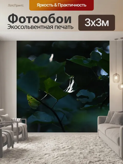 Фотообои Листья