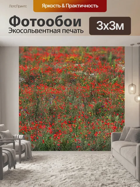 Фотообои Маки
