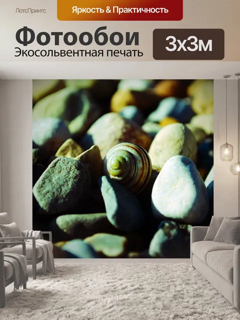Фотообои оболочке и камни