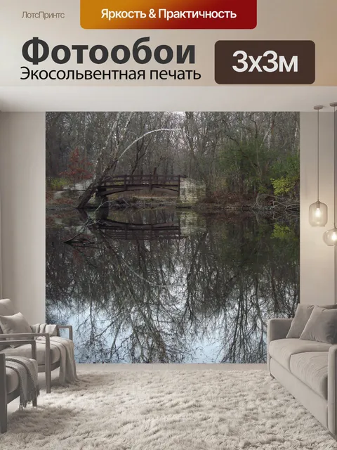 Фотообои Мост через Тихие омуты