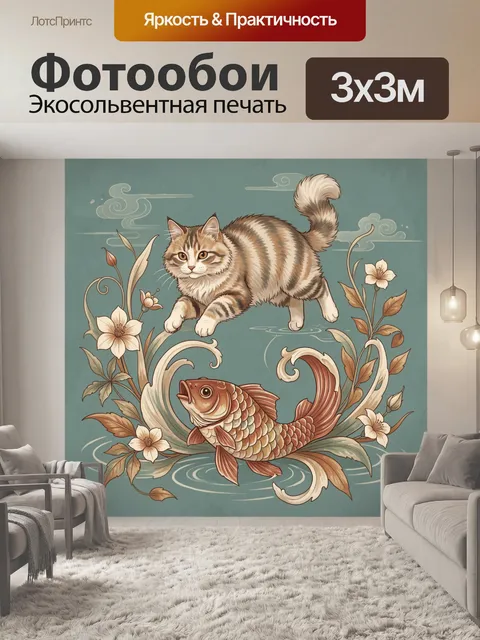 300 × 300 см · Экосольвентная печать