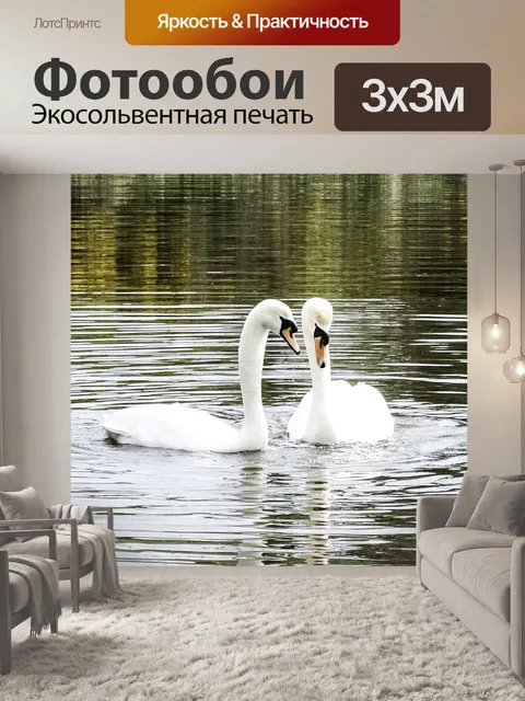 Фотообои Лебеди