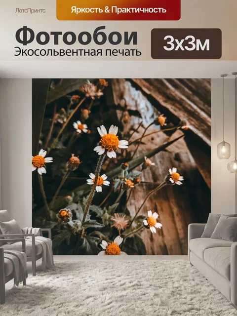 Фотообои Цветы