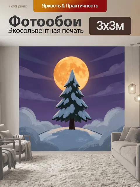 300 × 300 см · Экосольвентная печать