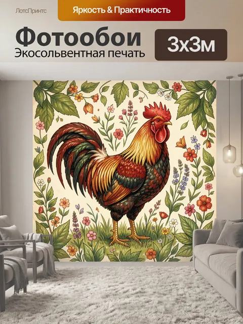 300 × 300 см · Экосольвентная печать