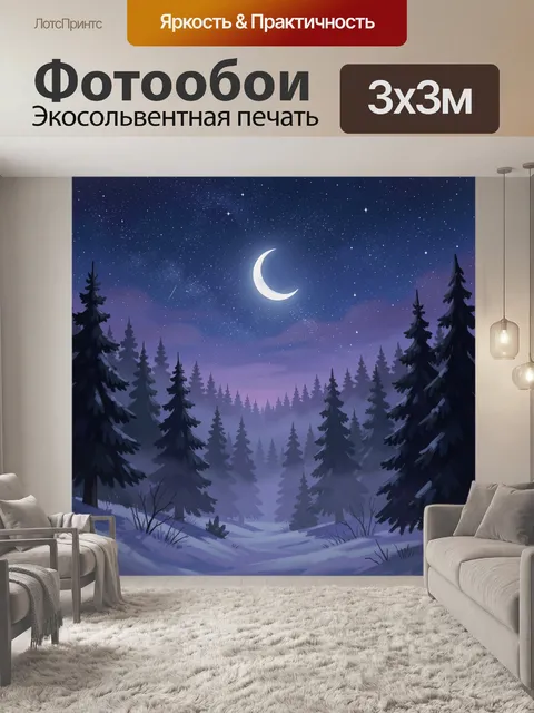 300 × 300 см · Экосольвентная печать