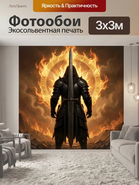 300 × 300 см · Экосольвентная печать