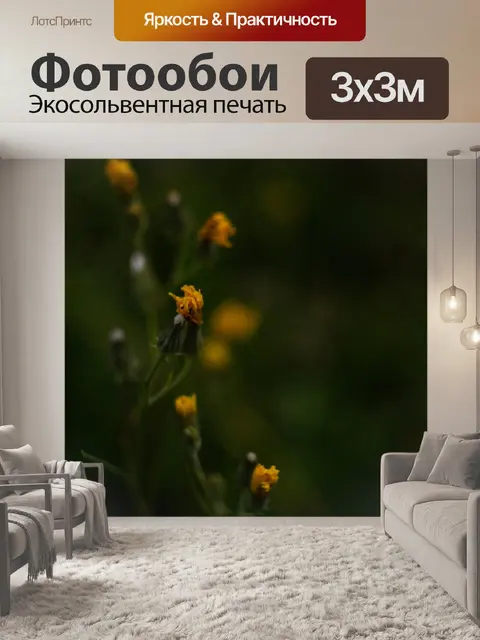 Фотообои Цветы