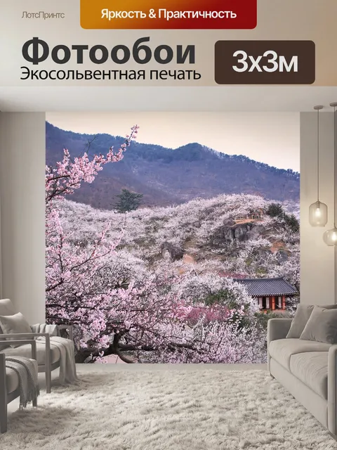 Фотообои Деревня сливы