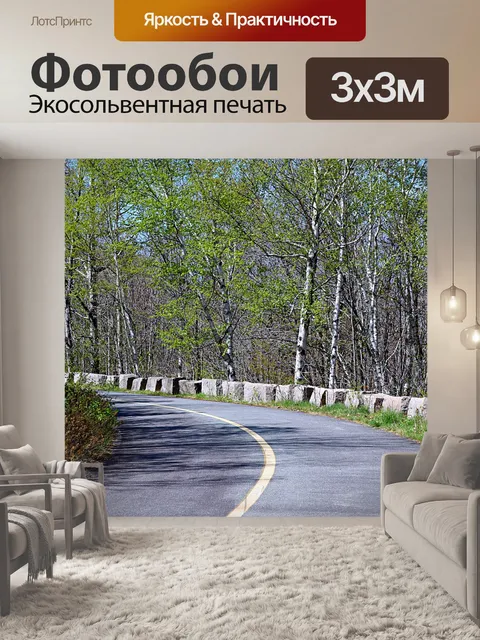 Фотообои сельская дорога
