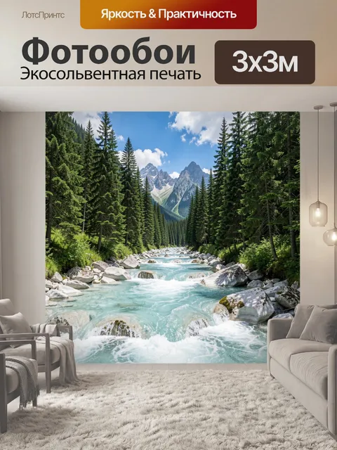 300 × 300 см · Экосольвентная печать