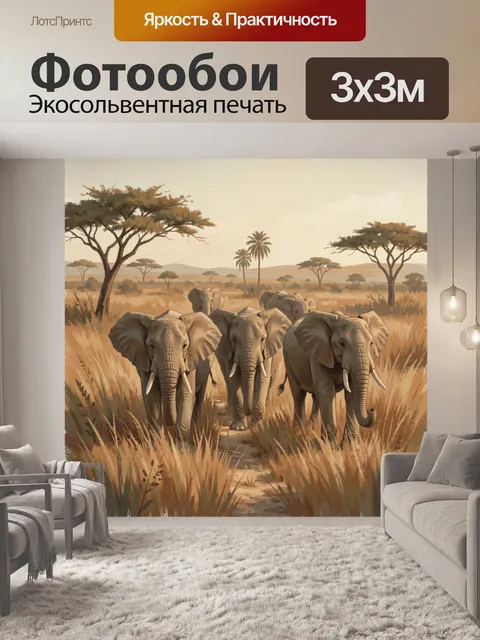300 × 300 см · Экосольвентная печать