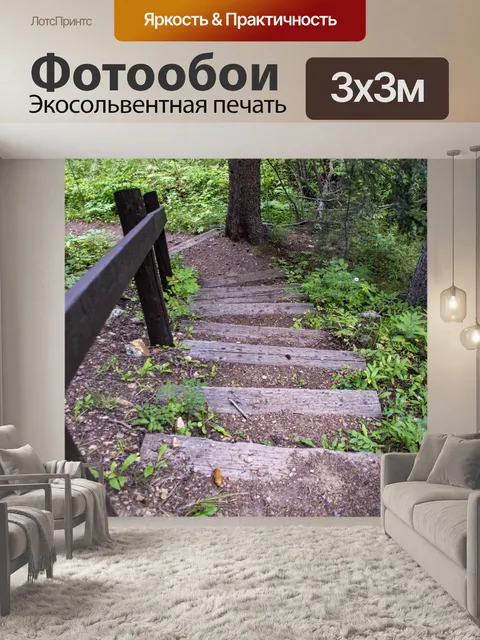 Фотообои Лесная лестница