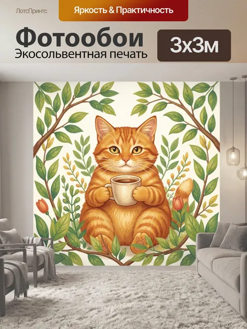 300 × 300 см · Экосольвентная печать