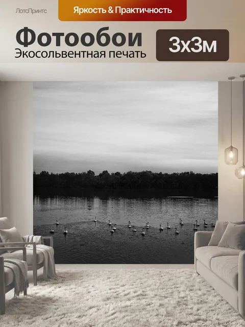 Фотообои Лебеди