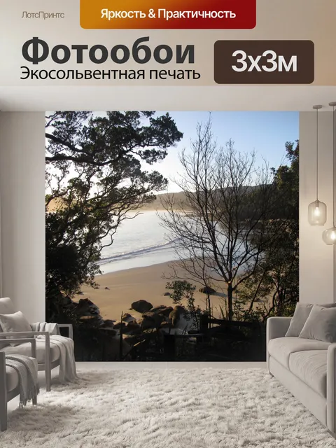 Фотообои Пляж с куста NZ
