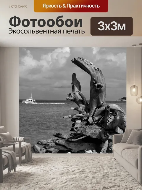 Фотообои Фон дрифтвуда