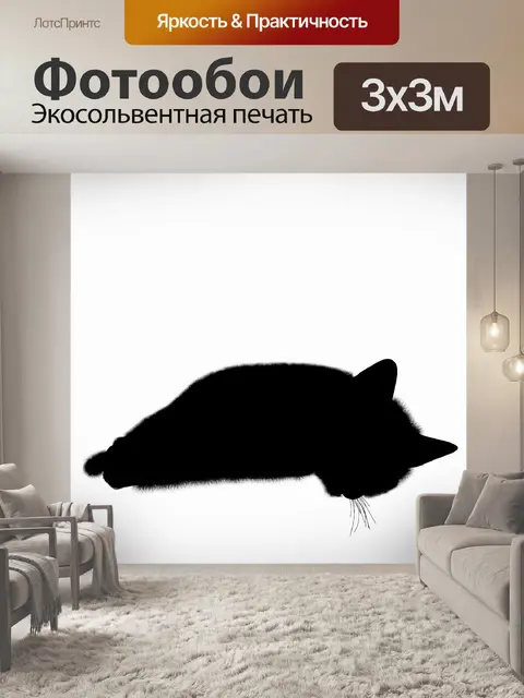 Фотообои Силуэт кошки