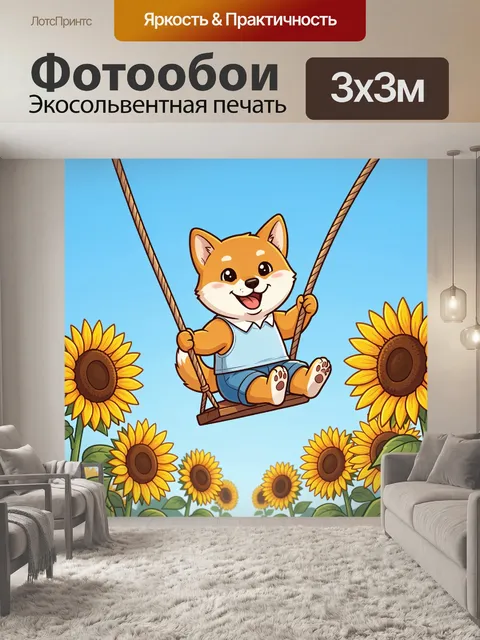 300 × 300 см · Экосольвентная печать
