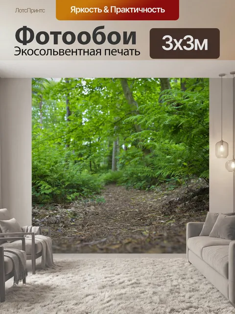 Фотообои папоротник