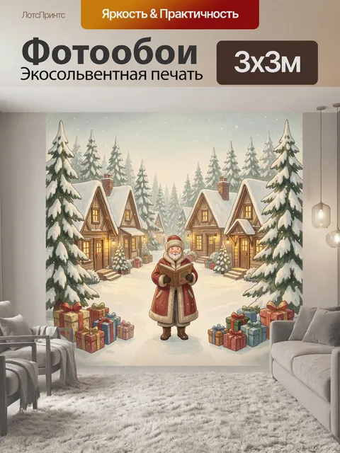 300 × 300 см · Экосольвентная печать